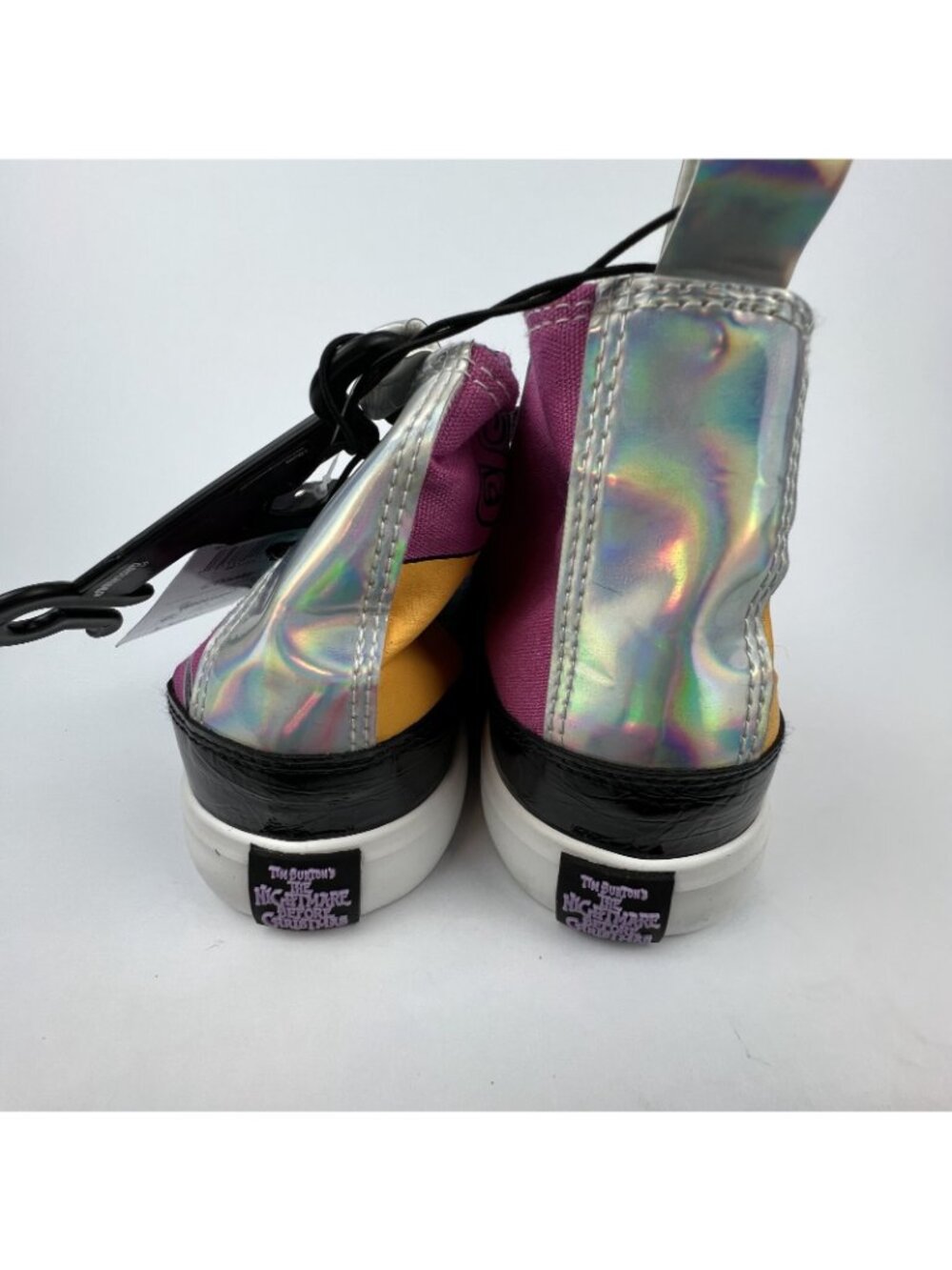 The Nightmare Before Christmas Sneakers Ground Up Patchwork High Tops ~ Size 9.5 - Picture 4 of 4